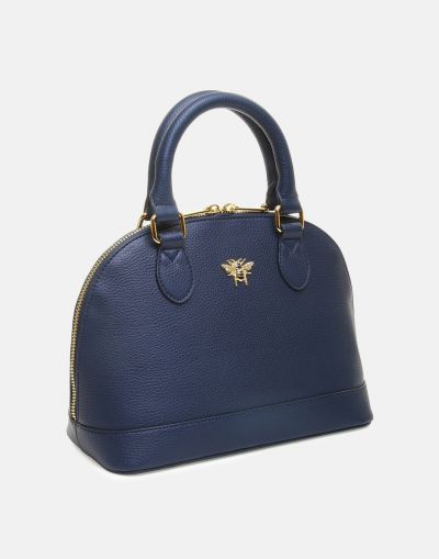 Alice Wheeler London Windsor Grab Handbag in Navy #2