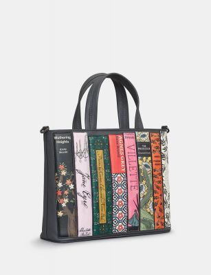 Yoshi Bronte Bookworm Grey Grab Handbag #2