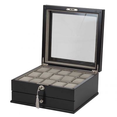 Mele & Co Arthur Watch Box Black #2