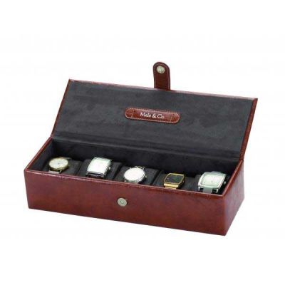 Mele & Co Liam Watch Box Brown