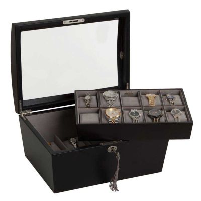 Mele & Co Royce Watch Box Black #2